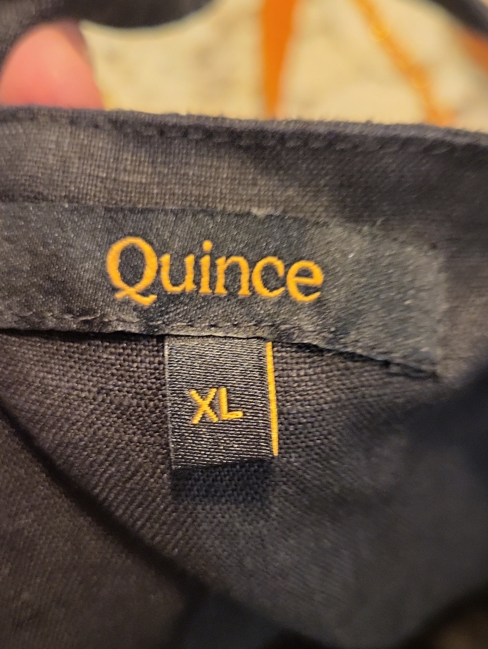 NWOT Quince Black Linen Midi Dress Size XL - Picture 6 of 6